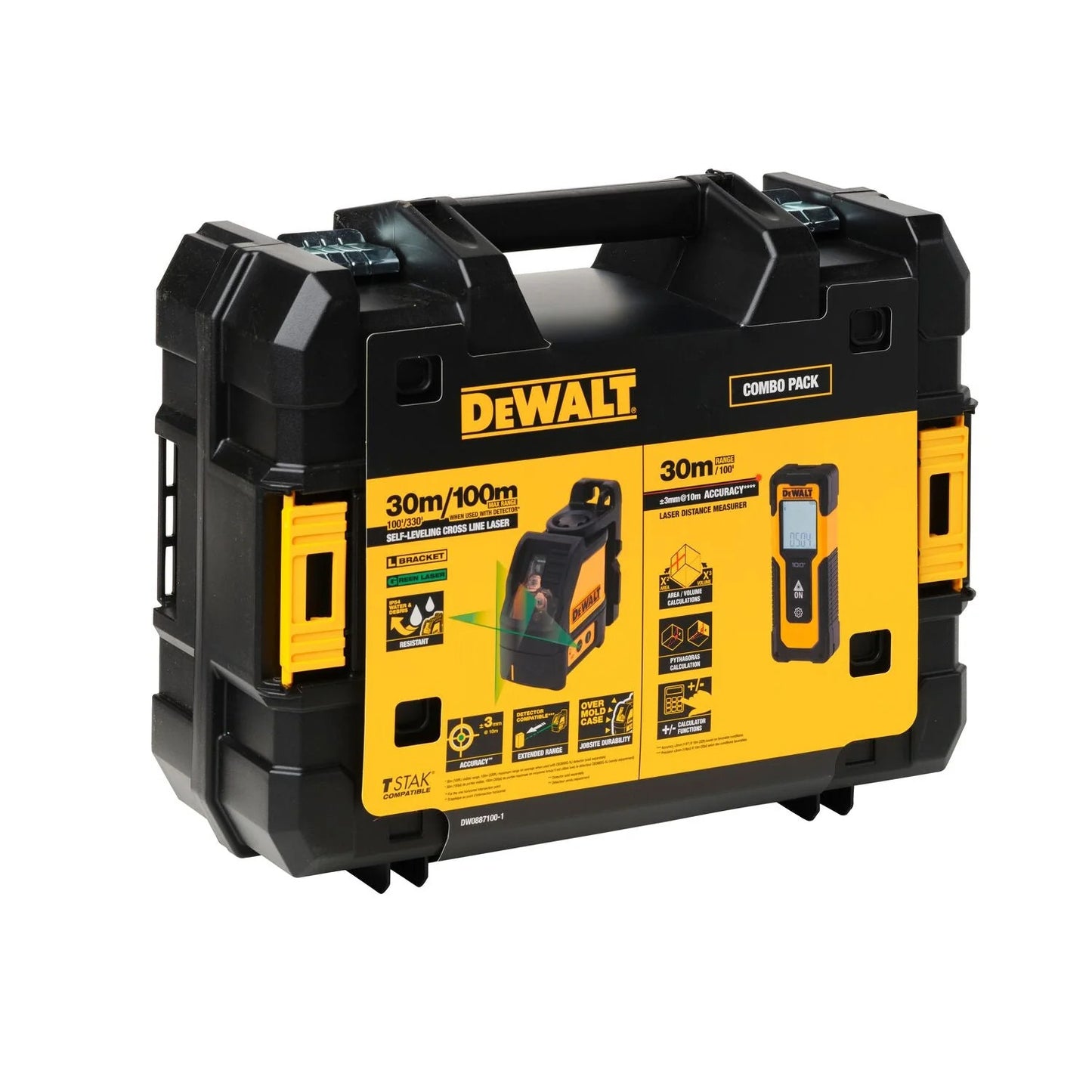 Set Dewalt láser DW088CG + Medidor DWHT77100 + Maletín Dewalt DW0887100-1 DEWALT - 4