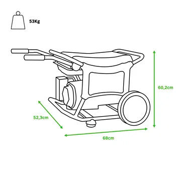 Generador portátil eléctrico Inverter WX 3200 CONN Pramac - 2