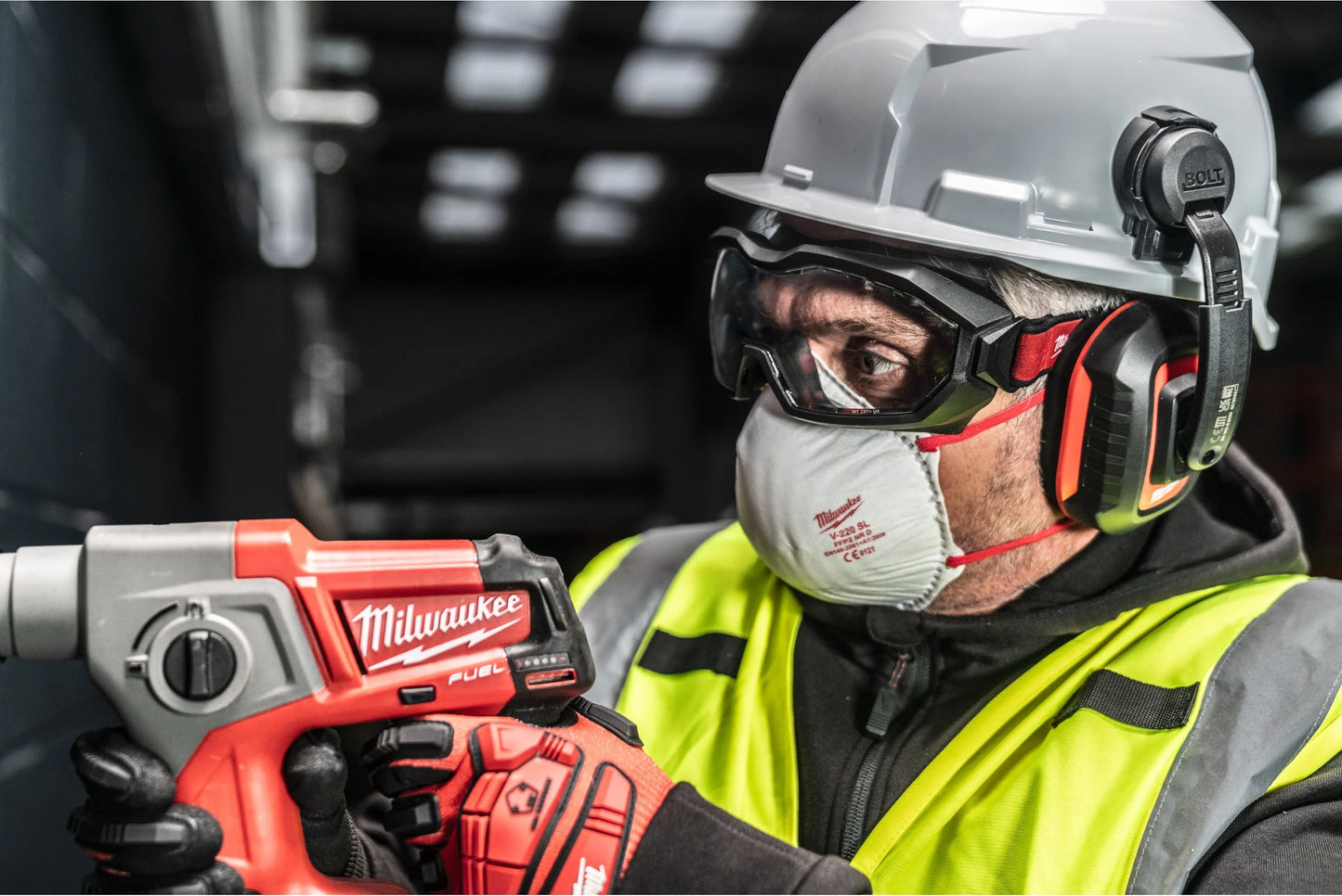 Gafas de protección panorámicas de perfil alto ventiladas Milwaukee