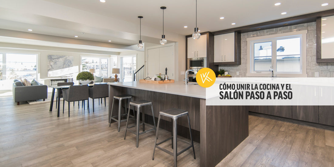 Cómo tirar una pared para unir la cocina y el salón paso a paso