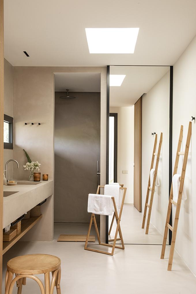 Decorative bamboo ladder 43×4×170cm Andrea House