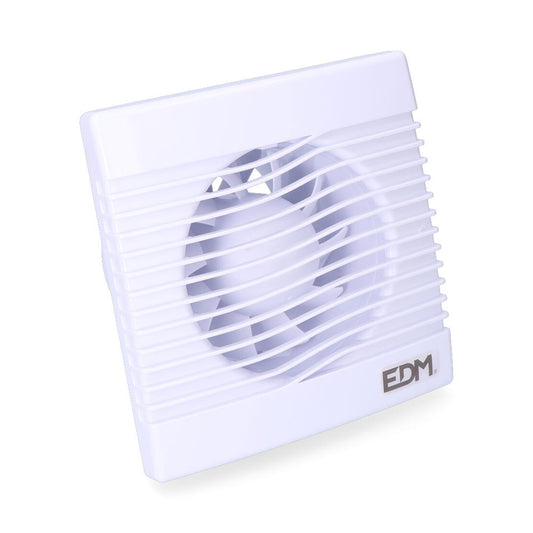 EDM 15W Ø10 cm air extractor fan with timer
