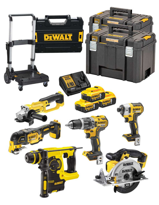 Power kit 6 Dewalt battery-powered tools DCK645P3T