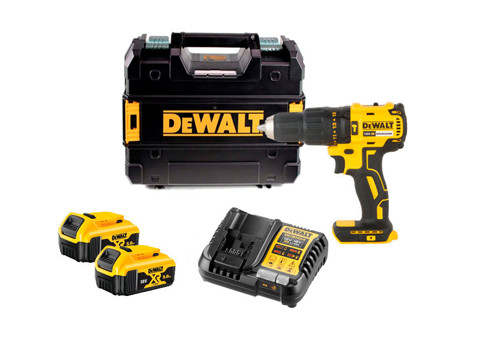 Taladro percutor 18V 2 bat. 5,0Ah con maletín Dewalt DCD778P2T