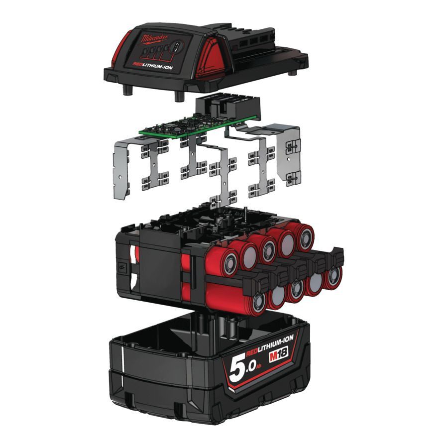 Milwaukee M18 NRGCR-502 5Ah Battery and Charger Kit
