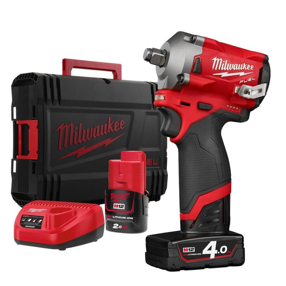 Llave de impacto Subcompacta M12 FUEL 1/2" con anillo Milwaukee M12 FIWF12-422X MILWAUKEE - 1