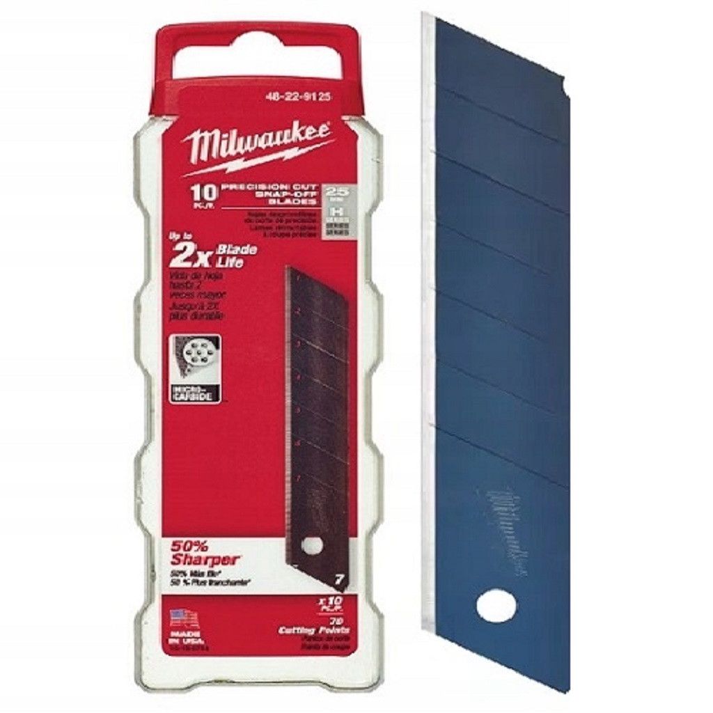 Hojas para cutter 25mm 10uds Milwaukee 4932480108 MILWAUKEE - 1