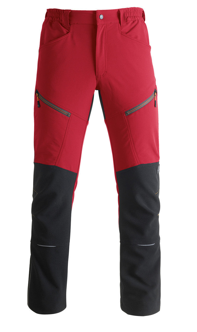 Pantaloni de lucru verticali roșii Kapriol