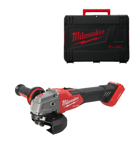Amoladora angular M18 125mm Fuel ONE-KEY con maletín Milwaukee M18 ONEFSAG125XB-0X