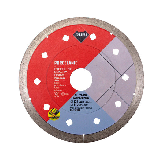 Porcelain Stoneware Diamond Disc 115mm SLITHER SUPERPRO Rubi