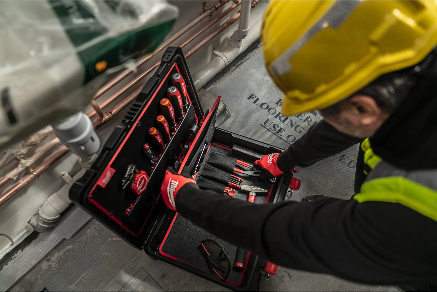 PACKOUT Plumbing Set 74 piezas para fontaneria Milwaukee