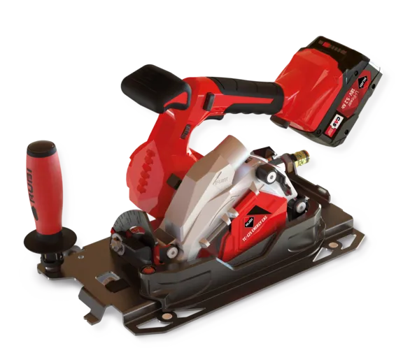 TC-125 G2 Energy Cas Rubi cordless circular cutter for large-format ceramic tiles