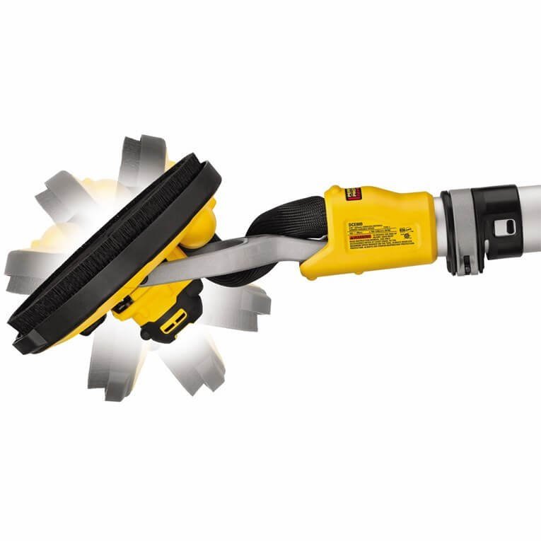 XR 18V ​​Telescopic Brushless Pladur Giraffe Sander with 2 6.0Ah Dewalt DCE800T2 batteries