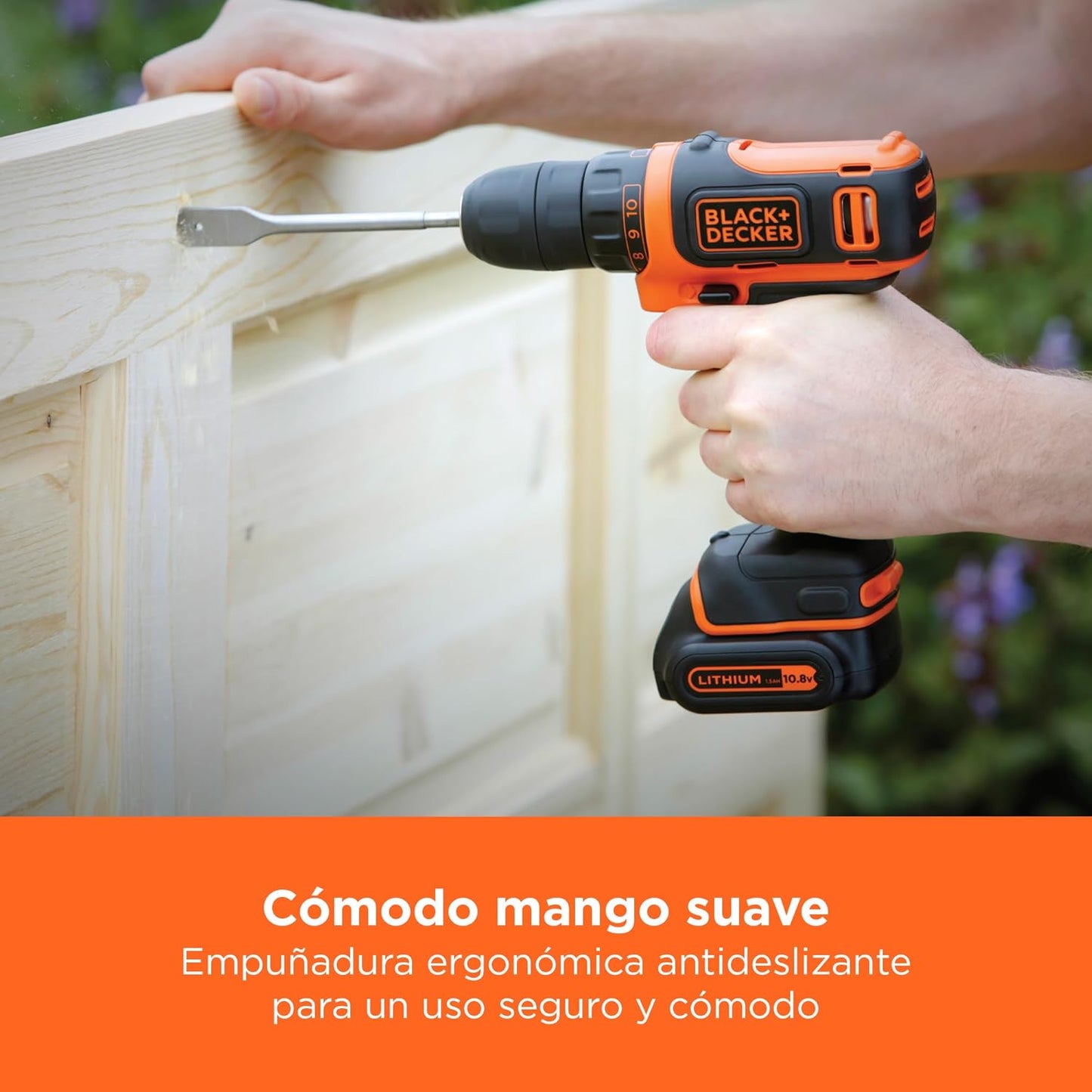 Black+Decker BDCDD12 10.8V 26Nm Cordless Drill Driver