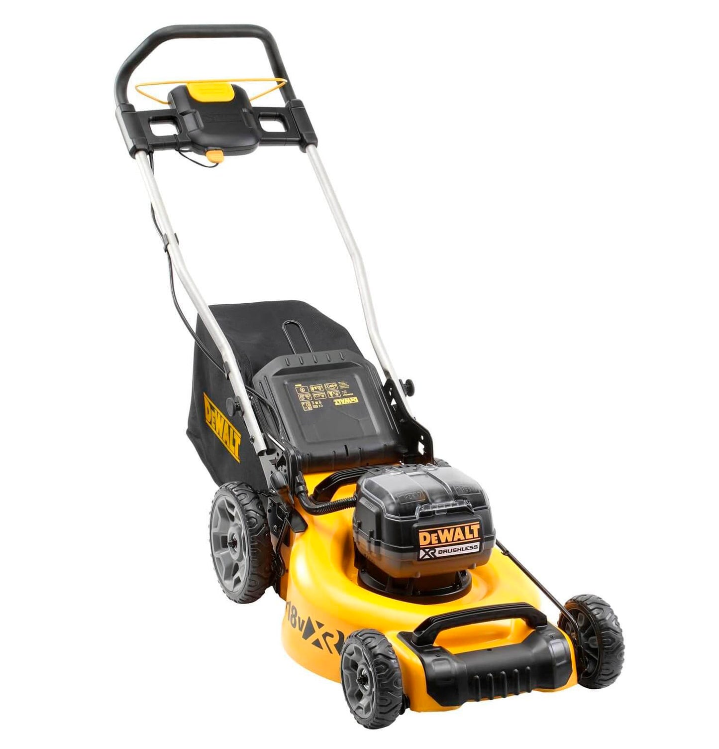 XR 2x18V 48cm Brushless Lawn Mower + 2bat 5Ah + Charger Dewalt DCMW564N