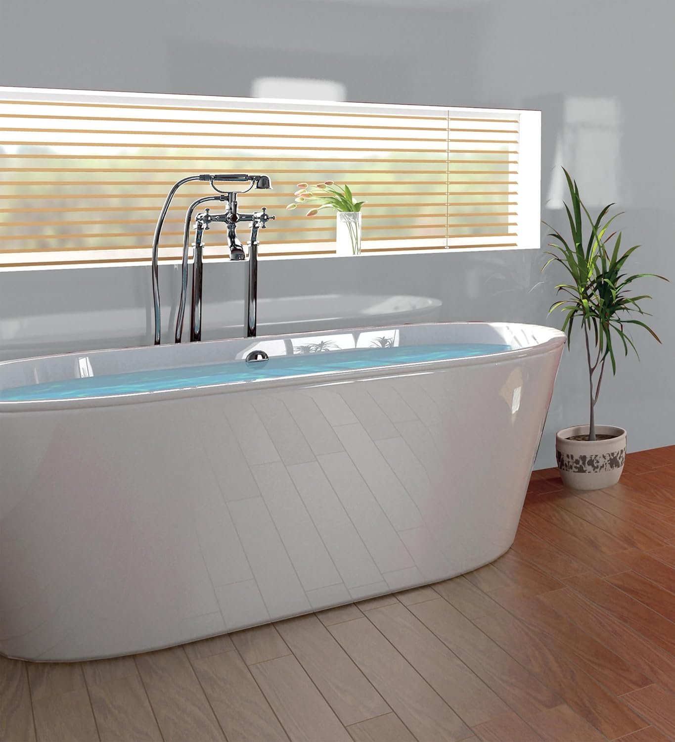 Click-Clack bath waste with Wirquin swivel trap ref.30723100