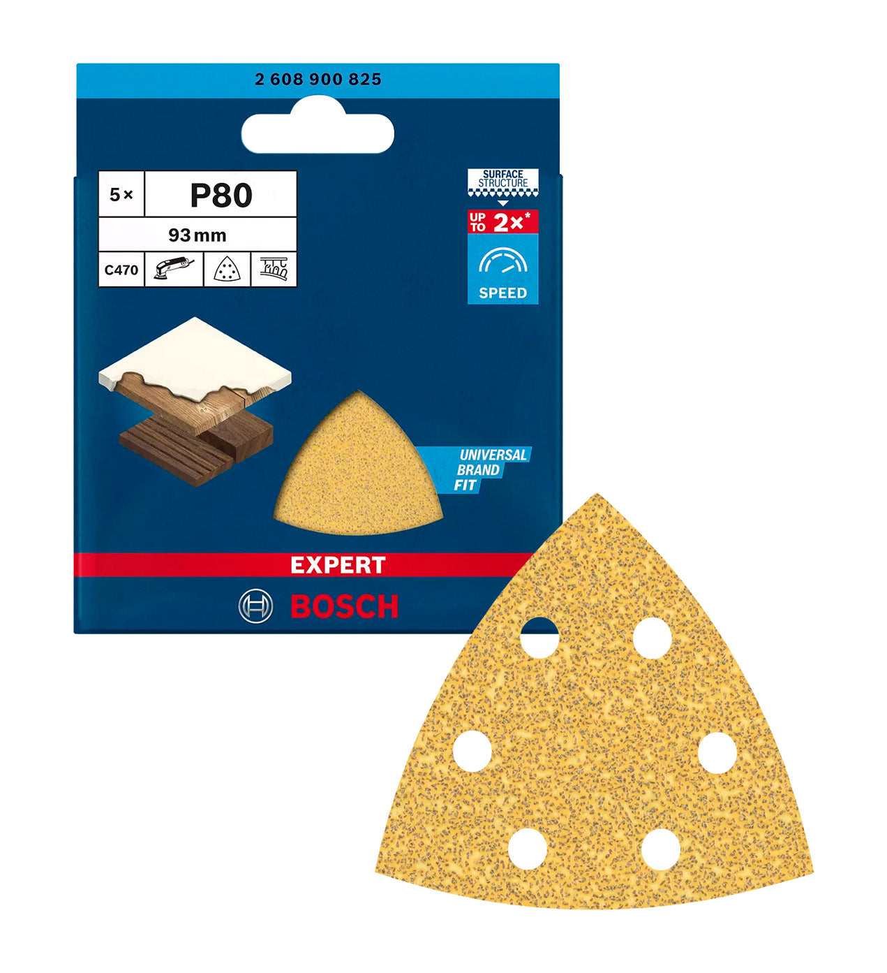 Sandpaper for Delta Expert Sander C470 5 pcs Bosch