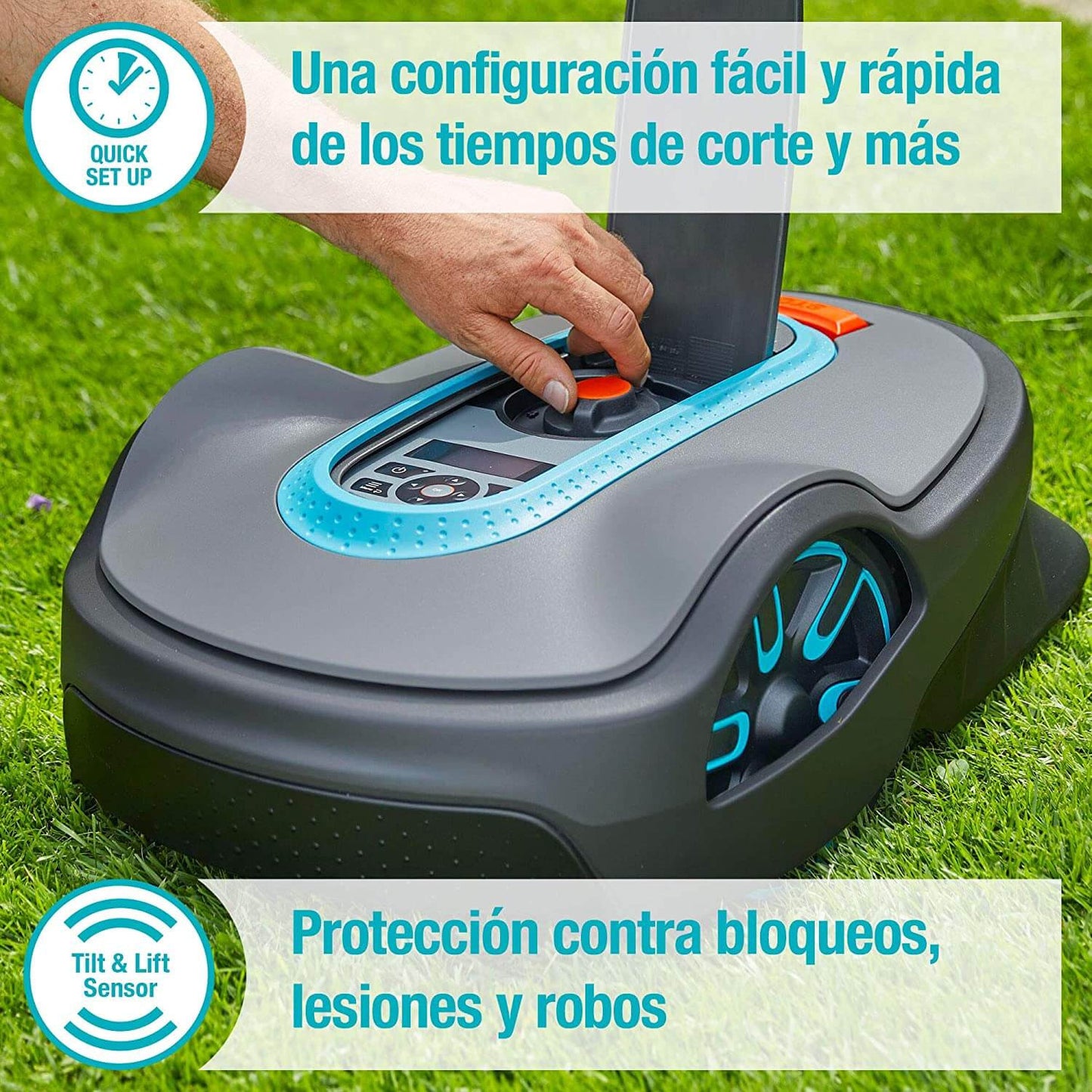 Robot Cortacésped 1000m2 Gardena SILENO Life GARDENA - 4