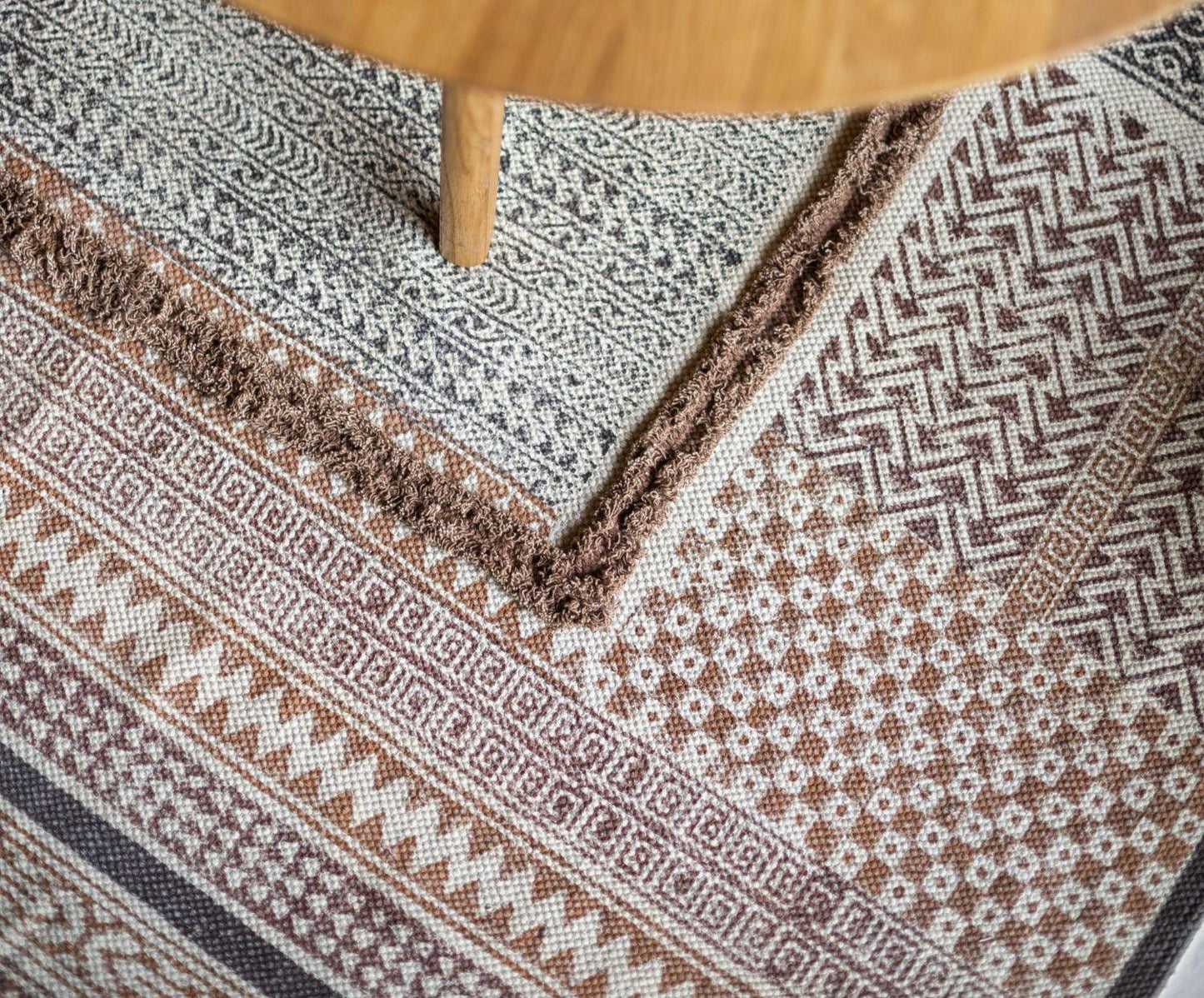 Alfombra étnica de algodón 120X180cm Andrea House