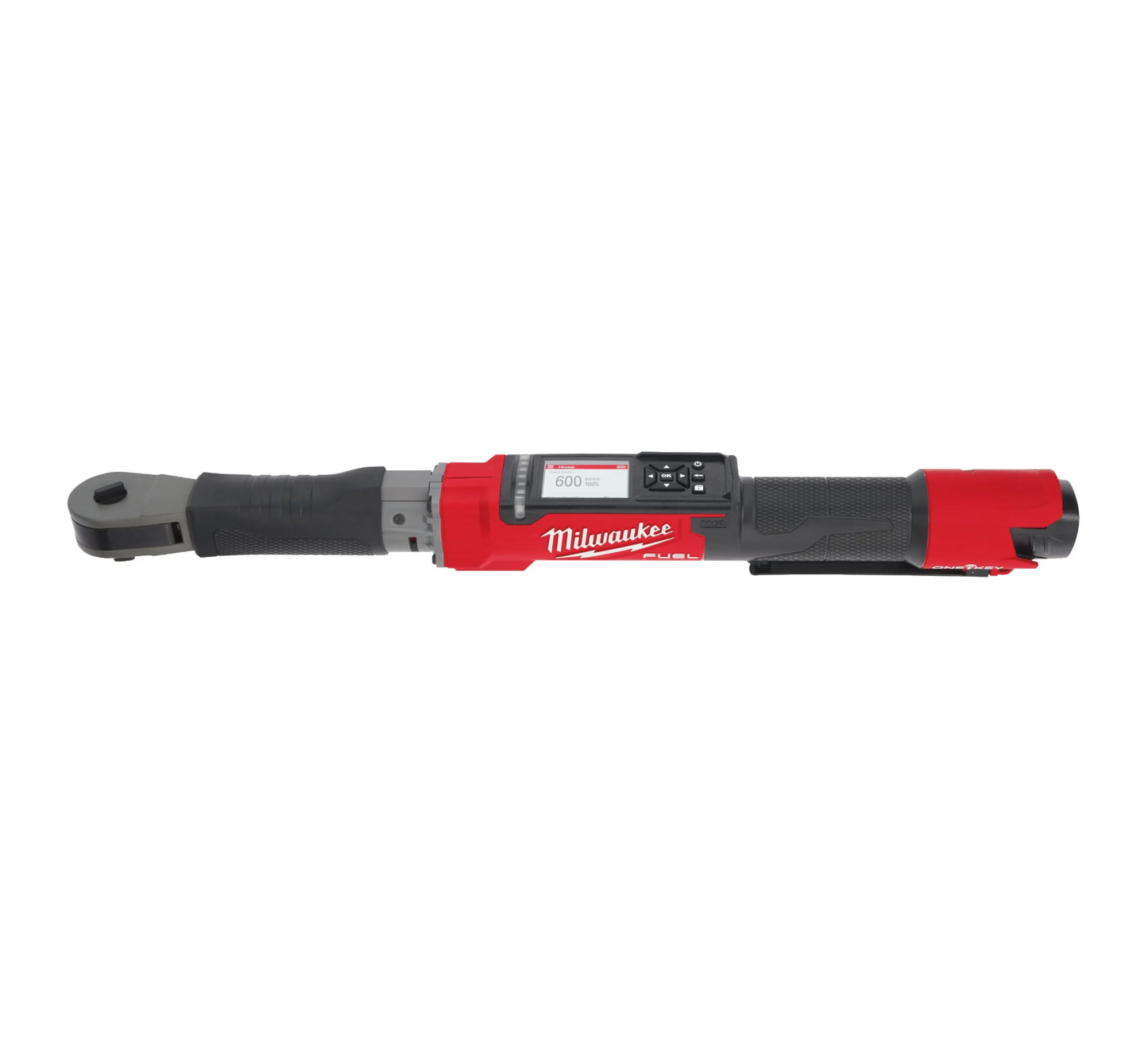 Llave de carraca dinamométrica M12 Fuel One-Key 1/2" con bateria + cargador + maletín Milwaukee M12 ONEFTR12-201C