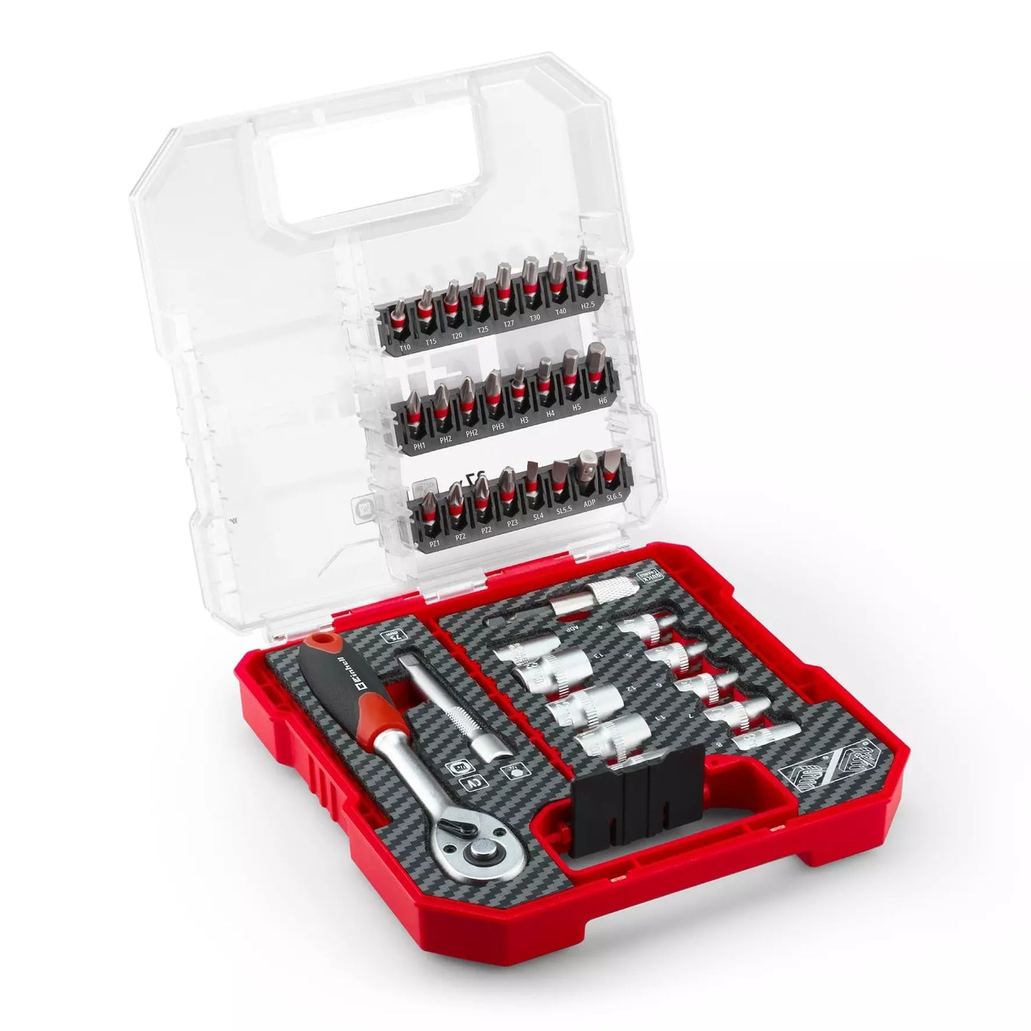 Einhell 49109022 L-CASE 37-piece socket and bit set