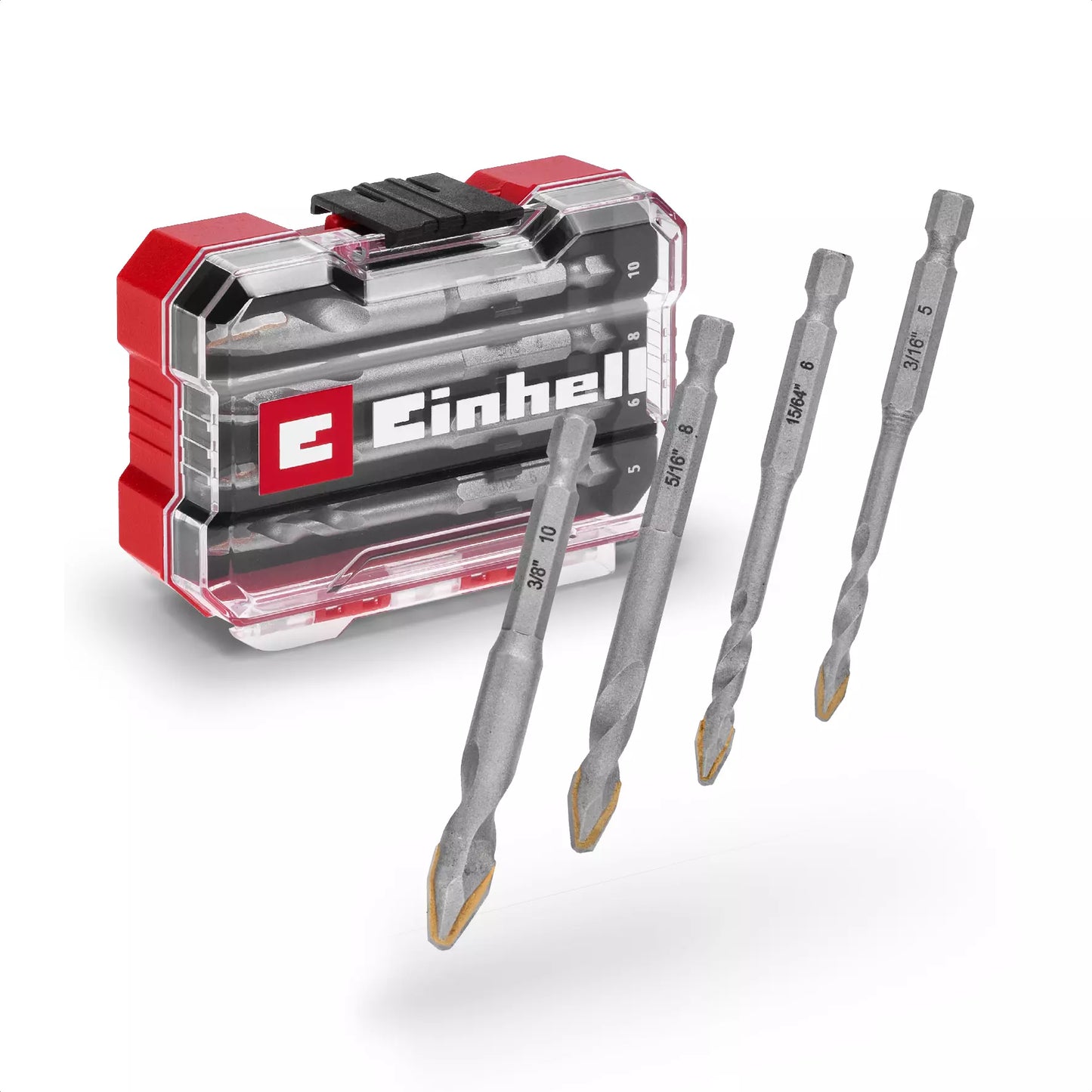 Porcelain drill bits set 4pcs XS-CASE Einhell 49051404