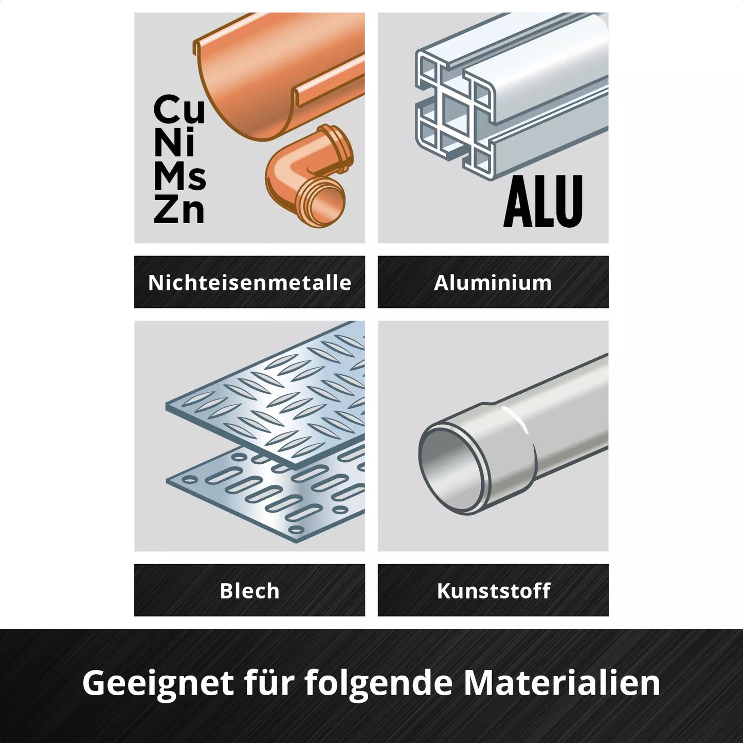 Set of 6 HSS-R LS drill bits Einhell 49423006