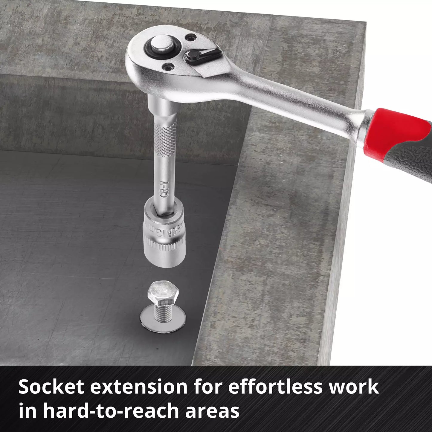 Einhell 49109022 L-CASE 37-piece socket and bit set