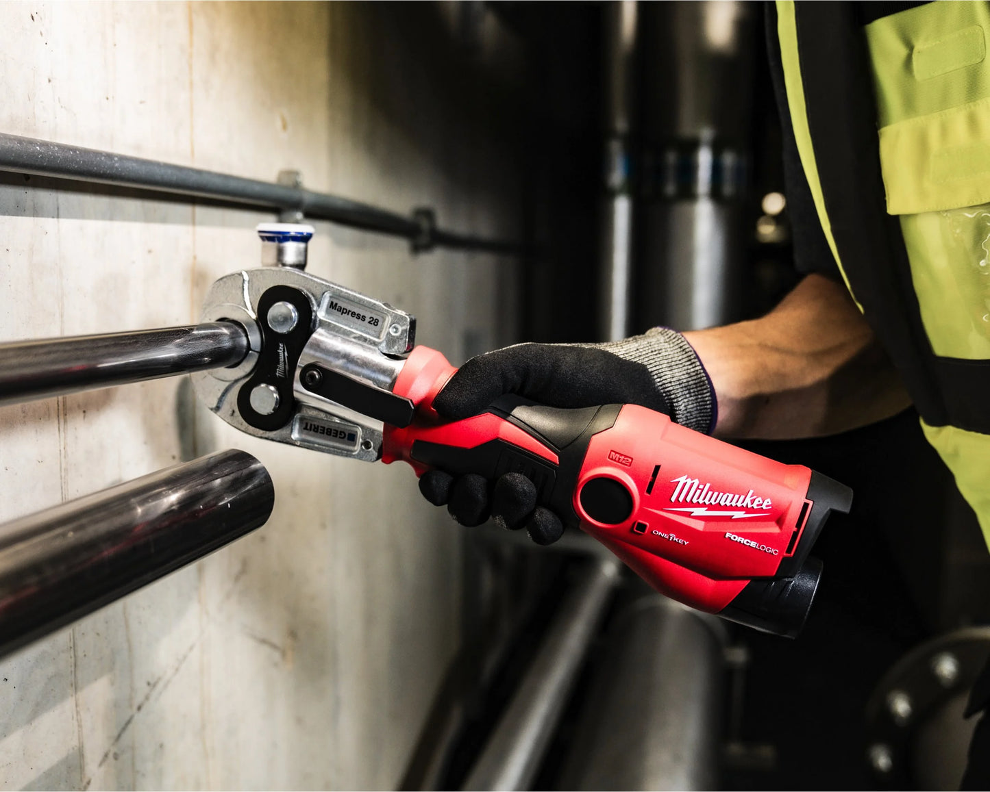 Prensadora hidráulica subcompacta M12 Force Logic Milwaukee M12 ONEHPT-202C U-SET