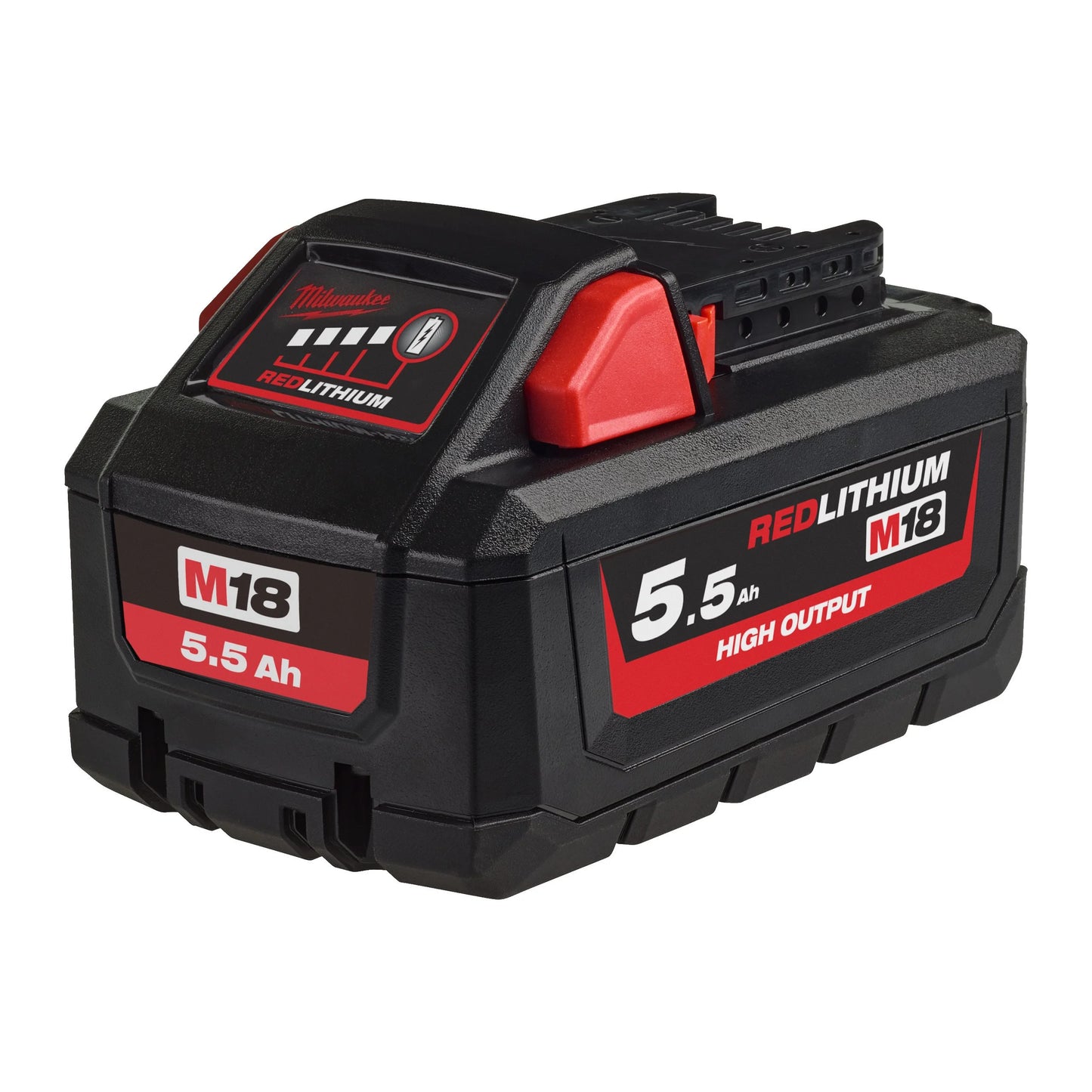 Milwaukee M18 FHX-5552X 26mm SDS-Plus Hammer Drill with Fixtec 2.5J + 2 5.5Ah batteries + Charger + Case