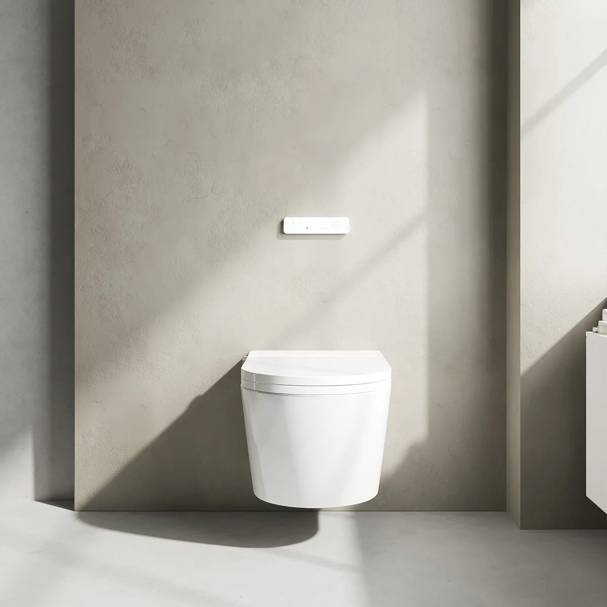 Mizubath Rada wall-hung White Japanese Toilet with Smart Cleaning