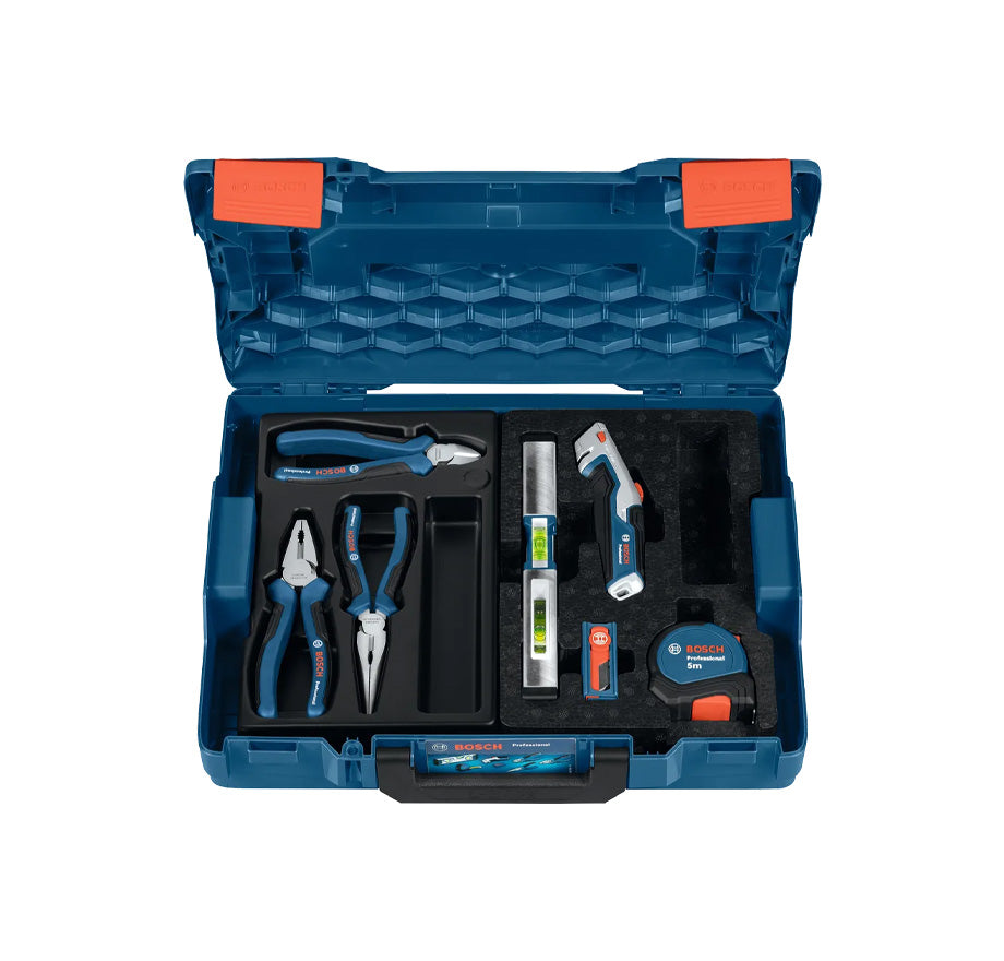 Set of 16 Bosch Pro hand tools with case
