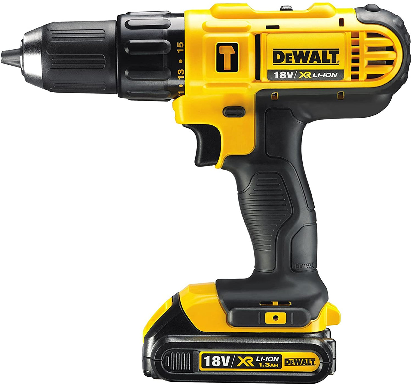 Taladro percutor Dewalt DCD776C3 – XR 18 V 3 bat. 1,3 Ah con maletín